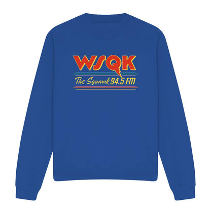 Royal Blue - Front - Stranger Things Unisex Adult Wsqk The Squawk Lucas Sweatshirt