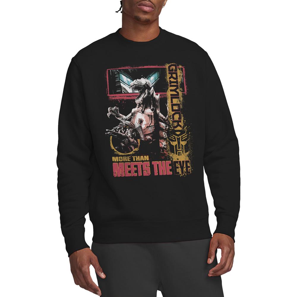 Black - Lifestyle - Transformers Generations Unisex Adult Heroic Dinobot Grimlock Sweatshirt