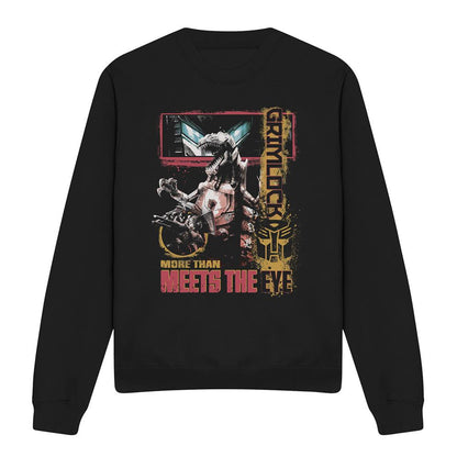 Black - Front - Transformers Generations Unisex Adult Heroic Dinobot Grimlock Sweatshirt