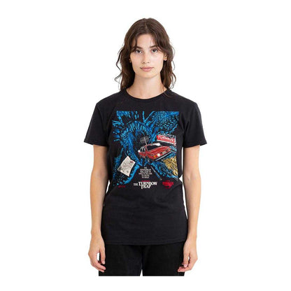 Black-Blue - Lifestyle - Stranger Things 5 Womens-Ladies Butcher Billy Chapter 3 T-Shirt