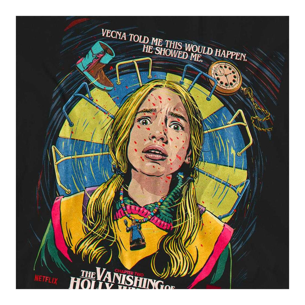 Black - Side - Stranger Things 5 Womens-Ladies Butcher Billy Chapter 2 T-Shirt