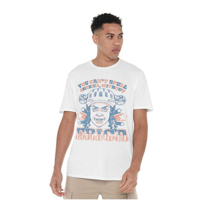 White - Lifestyle - Stranger Things Unisex Adult Erica America T-Shirt