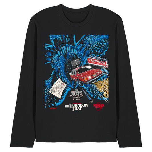 Black - Front - Stranger Things 5 Unisex Adult Butcher Billy Chapter 3 Long-Sleeved T-Shirt
