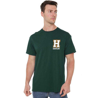 Hunter Green - Lifestyle - Stranger Things Unisex Adult Class Of 87 Hawkins Back Print T-Shirt