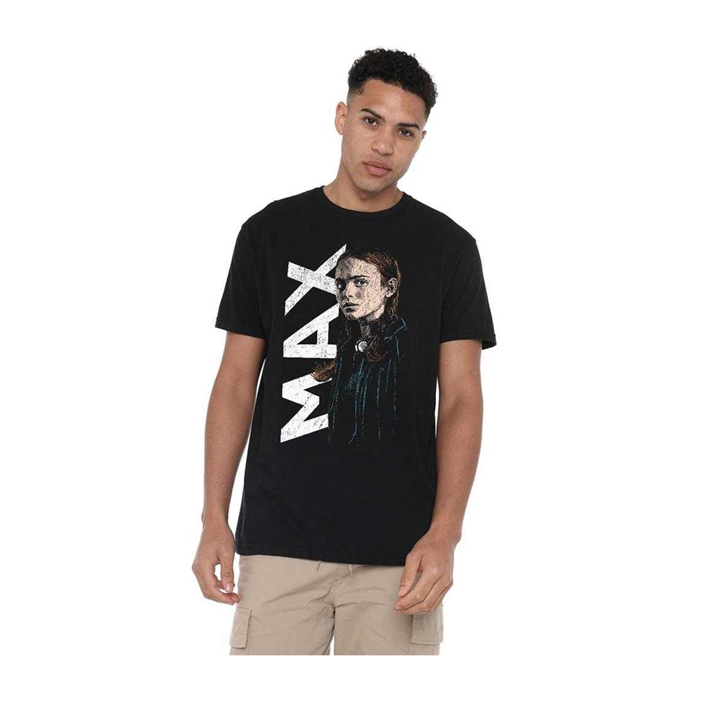 Black - Lifestyle - Stranger Things Unisex Adult Max Neo Homage T-Shirt