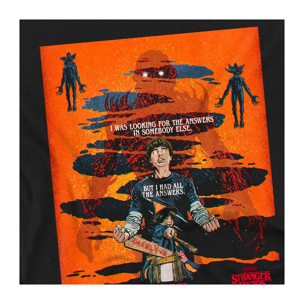 Black - Side - Stranger Things 5 Unisex Adult Butcher Billy Chapter 4 Long-Sleeved T-Shirt
