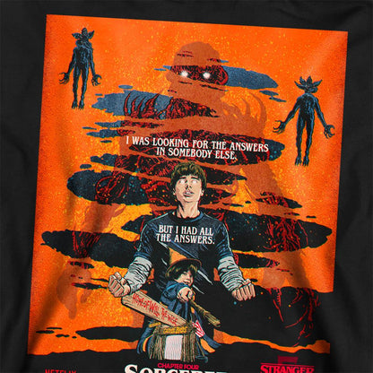 Black - Side - Stranger Things 5 Unisex Adult Butcher Billy Chapter 4 Sweatshirt