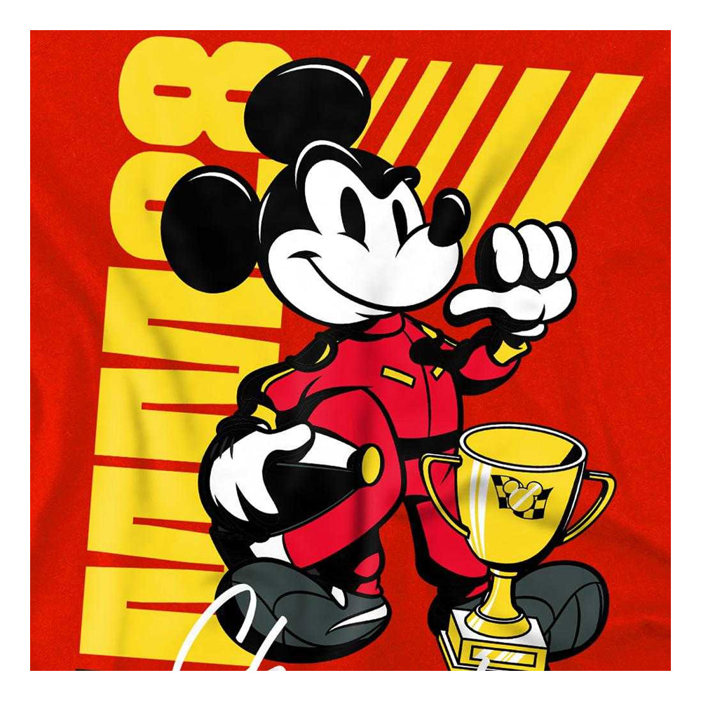 Red - Side - Disney Childrens-Kids Champion Mickey Mouse Trophy Sweatshirt