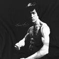 Black - Back - Bruce Lee Mens Stance T-Shirt