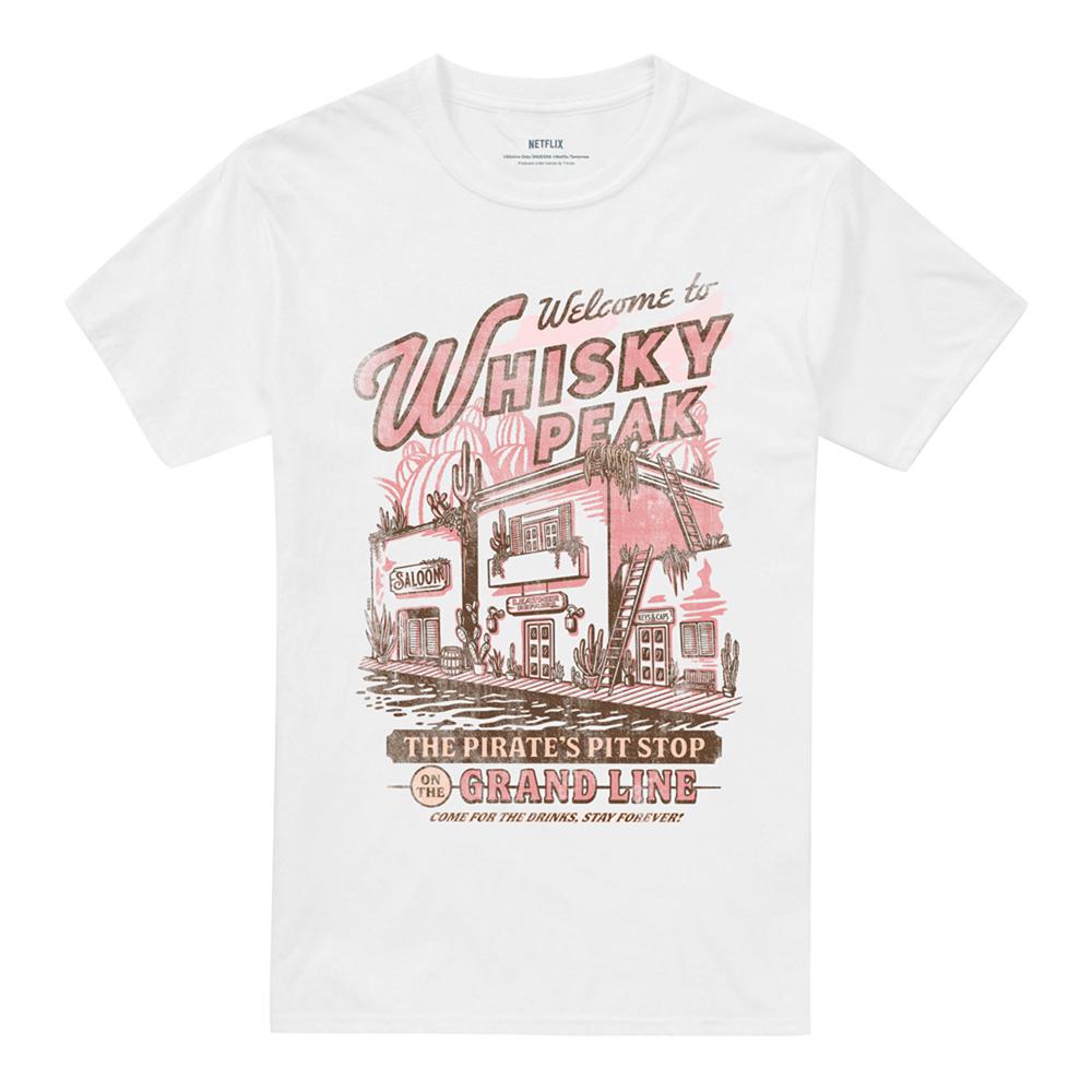 White - Front - One Piece Unisex Adult Welcome to Whisky Peak T-Shirt