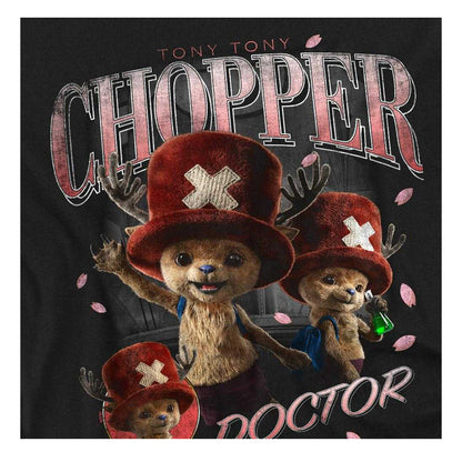 Black - Side - One Piece Unisex Adult Tony Tony Chopper Homage T-Shirt