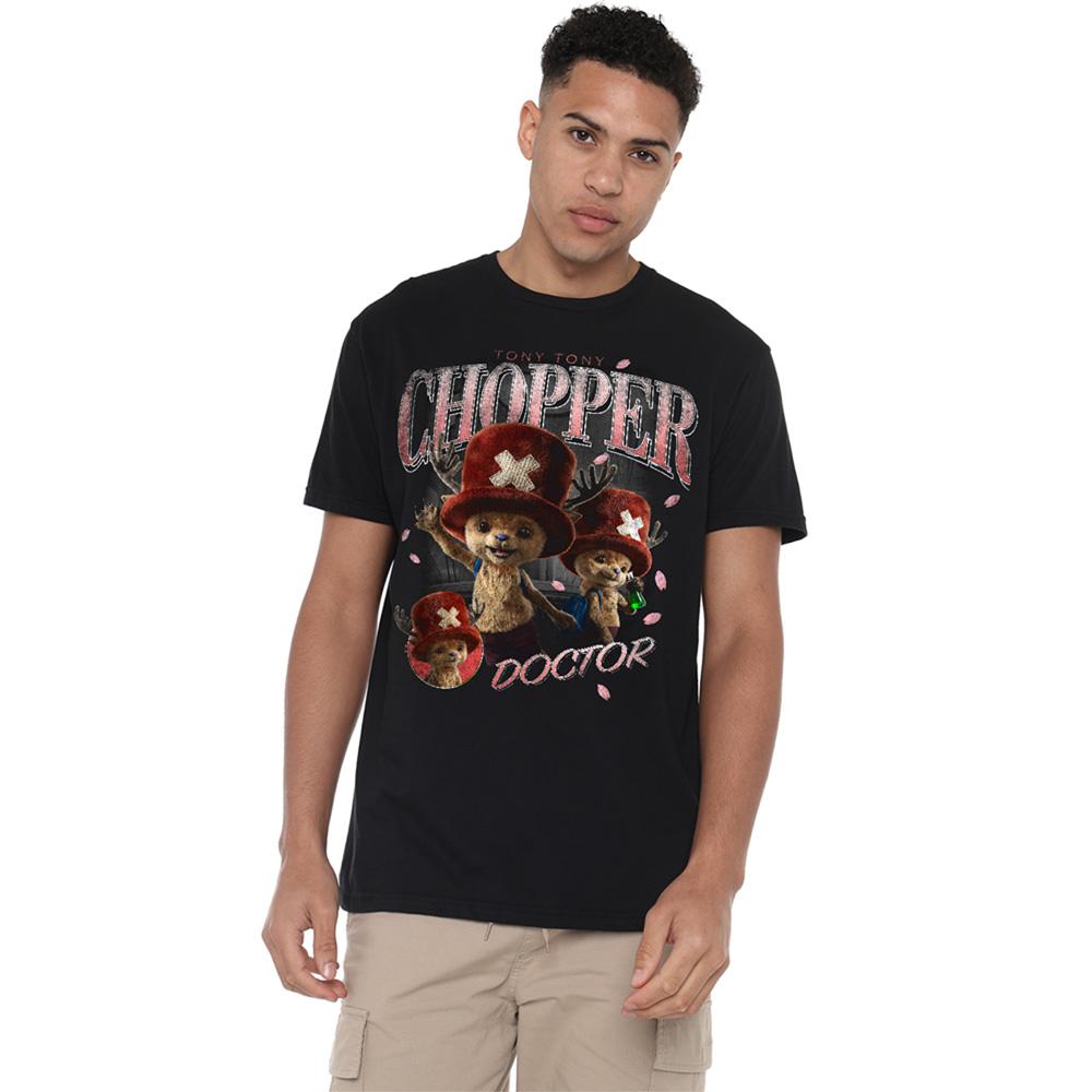 Black - Lifestyle - One Piece Unisex Adult Tony Tony Chopper Homage T-Shirt
