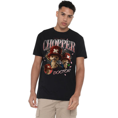 Black - Lifestyle - One Piece Unisex Adult Tony Tony Chopper Homage T-Shirt
