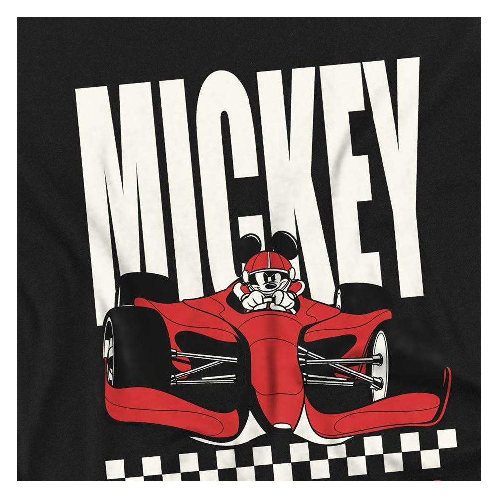 Black - Side - Disney Childrens-Kids Mickey Mouse Poster Racer Sweatshirt