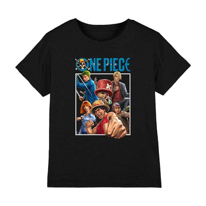 Black - Front - One Piece Childrens-Kids Group Box T-Shirt