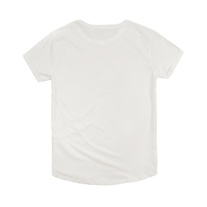 Vintage White - Back - Wonder Woman Womens-Ladies Star Logo T-Shirt