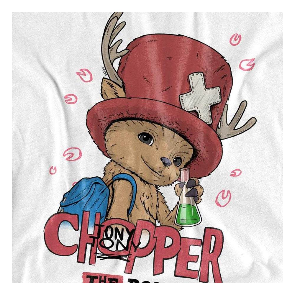 White - Side - One Piece Childrens-Kids The Doctor Tony Tony Chopper T-Shirt