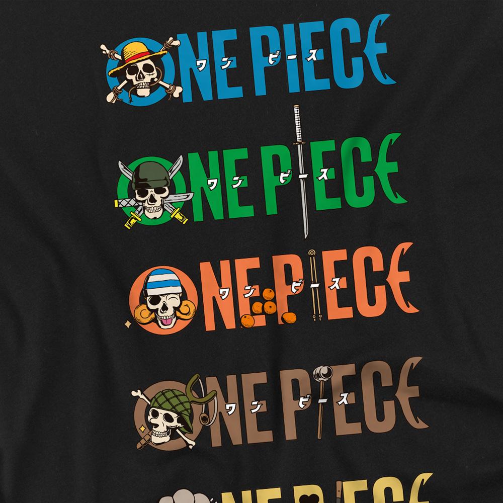 Black - Lifestyle - One Piece Unisex Adult Stacked Logo Back Print T-Shirt