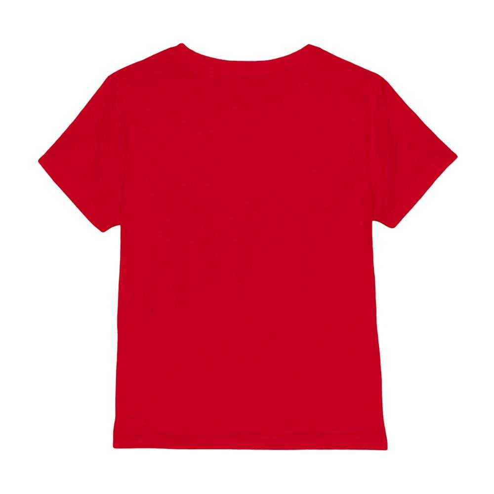 Red - Back - Disney Childrens-Kids Mickey Mouse Racing Cars T-Shirt