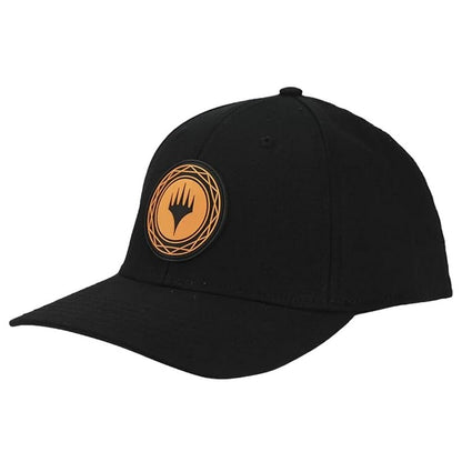 Black - Side - Magic The Gathering Mens Planeswalker Logo Snapback Cap