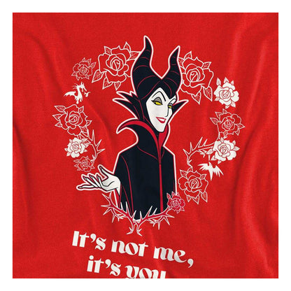 Red - Side - Maleficent Unisex Adult Roses Sweatshirt