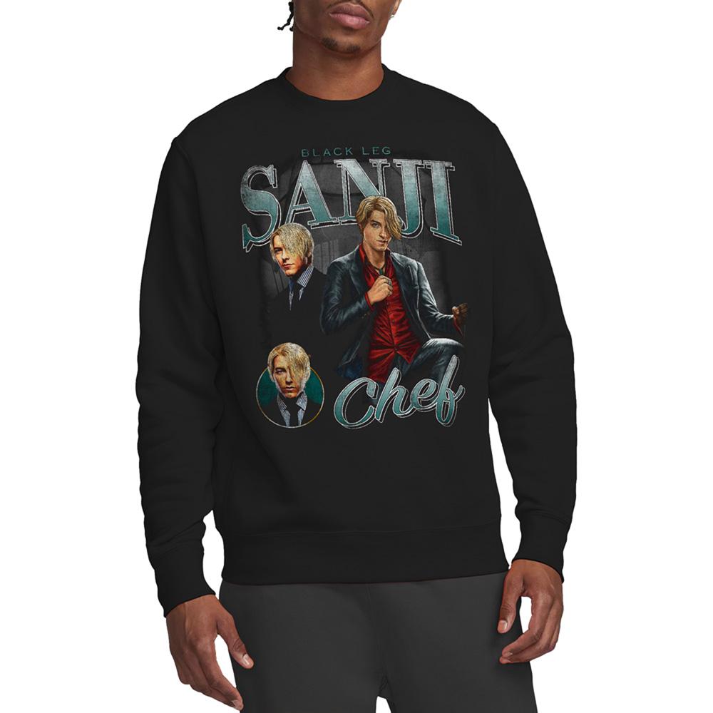Black - Lifestyle - One Piece Unisex Adult Sanji Homage Sweatshirt