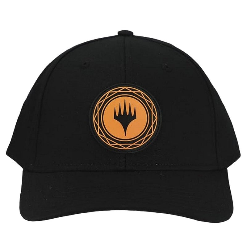 Black - Front - Magic The Gathering Mens Planeswalker Logo Snapback Cap