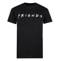 Black - Front - Friends Mens Titles T-Shirt