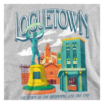 Athletic Heather - Side - One Piece Unisex Adult Loguetown The Beginning & The End Sweatshirt