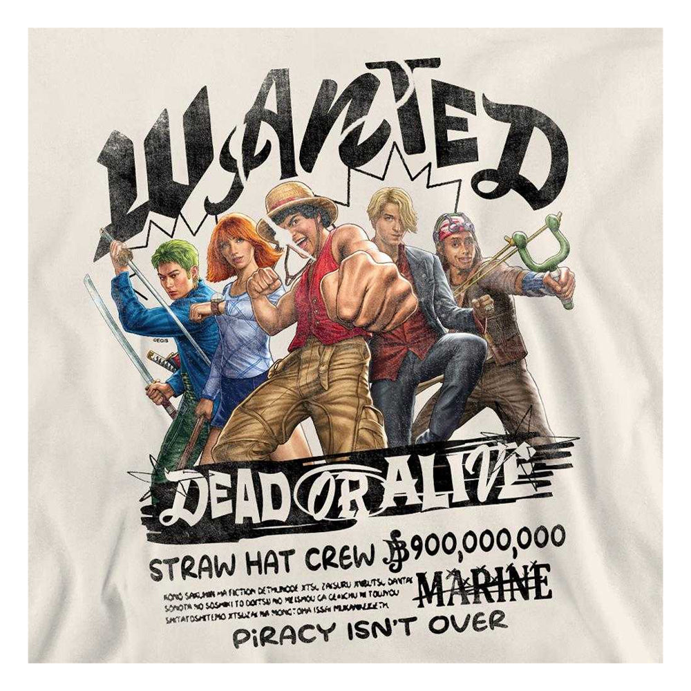 Natural - Side - One Piece Unisex Adult Straw Hat Crew Dead Or Alive Sweatshirt