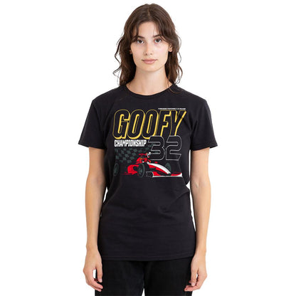 Black - Lifestyle - Disney Womens-Ladies Monaco Goofy Racing T-Shirt
