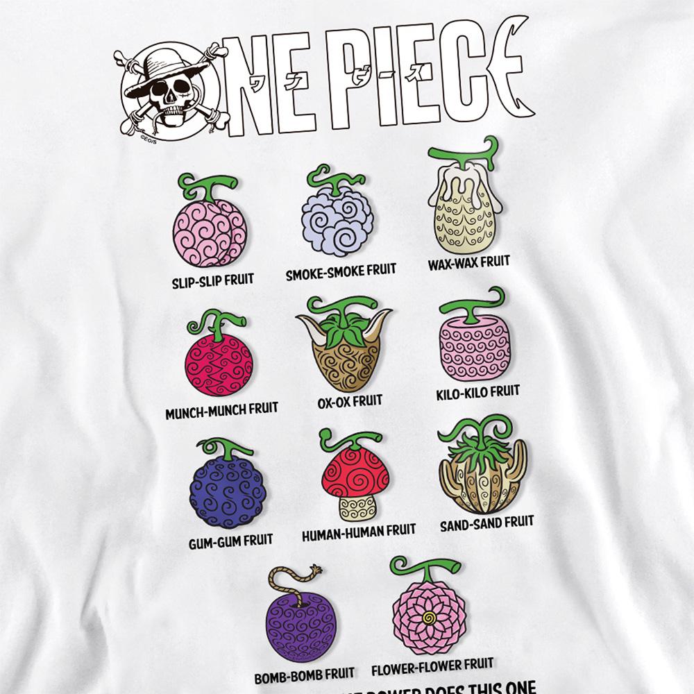 White - Side - One Piece Unisex Adult Devil Fruits Sweatshirt