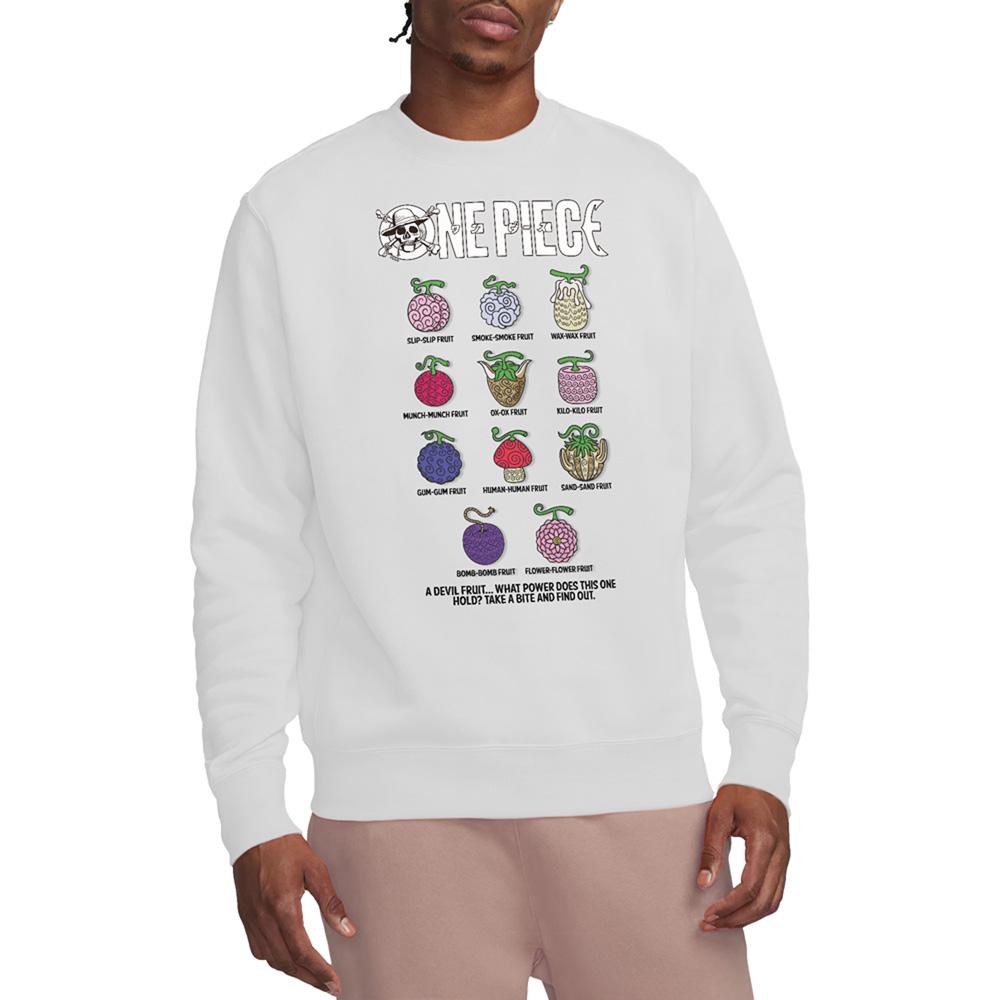 White - Lifestyle - One Piece Unisex Adult Devil Fruits Sweatshirt