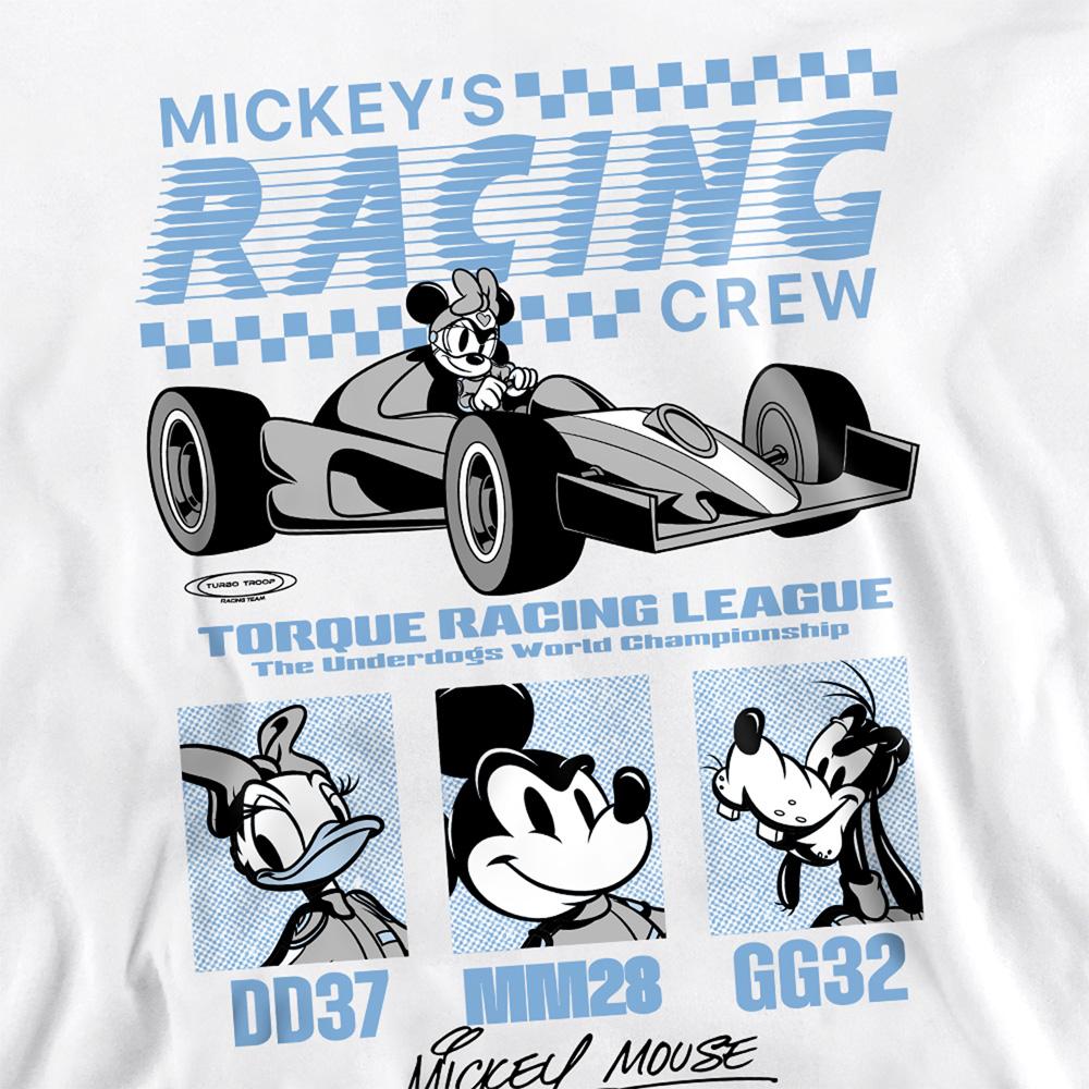 White - Side - Disney Unisex Adult Torque Racing League Sweatshirt