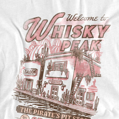 White - Side - One Piece Unisex Adult Welcome to Whisky Peak Long-Sleeved T-Shirt