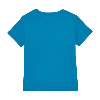 Turquoise - Back - Stranger Things Childrens-Kids Wsqk Squawk Lucas T-Shirt