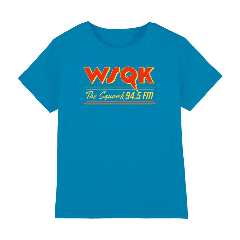 Turquoise - Front - Stranger Things Childrens-Kids Wsqk Squawk Lucas T-Shirt