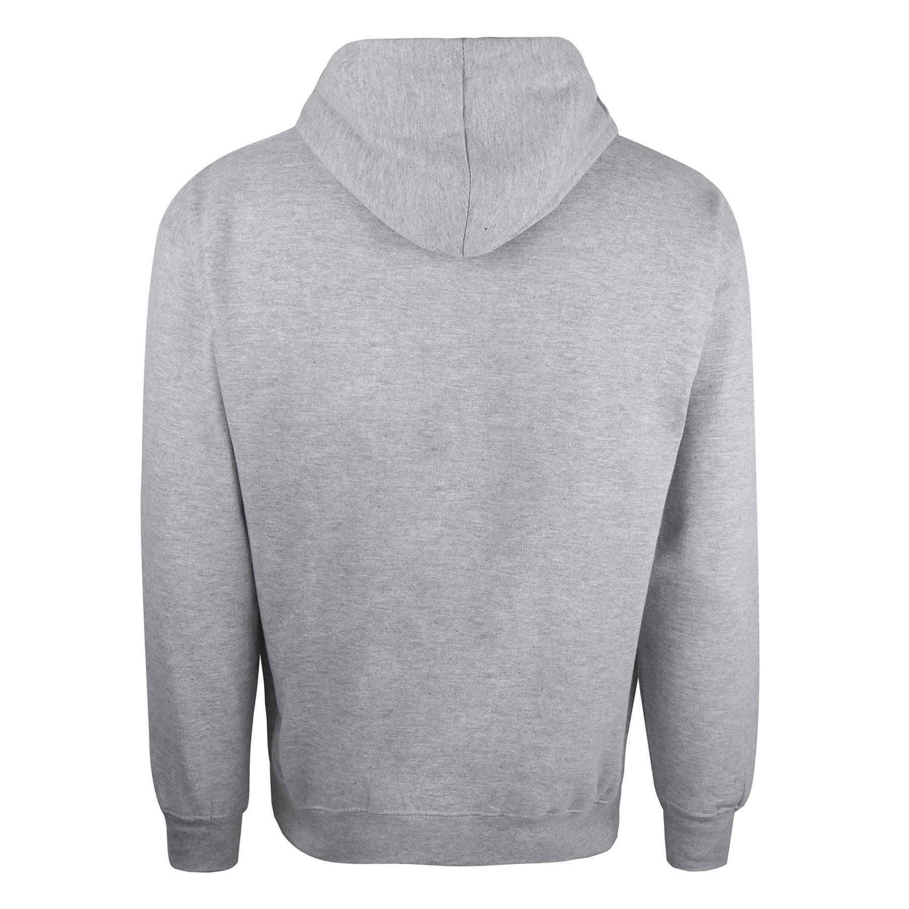 Grey Heather - Back - Def Leppard Mens Logo Hoodie