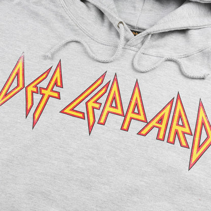 Grey Heather - Side - Def Leppard Mens Logo Hoodie
