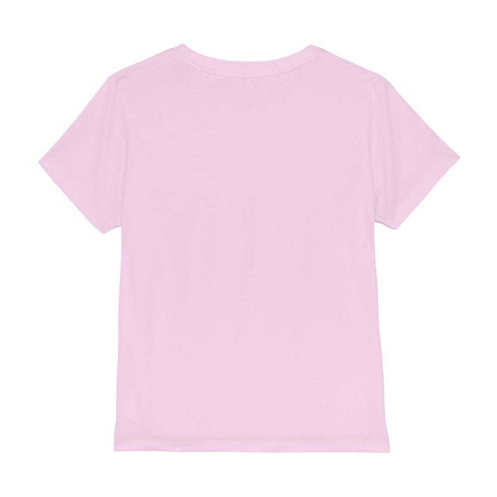 Pink - Back - Ariel Childrens-Kids Fintastic Friends T-Shirt
