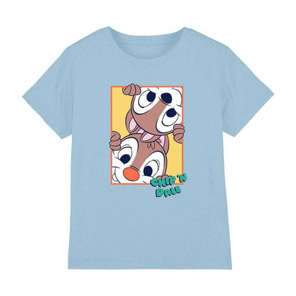 Light Blue - Front - Chip ´N´ Dale Childrens-Kids Peeking Box T-Shirt