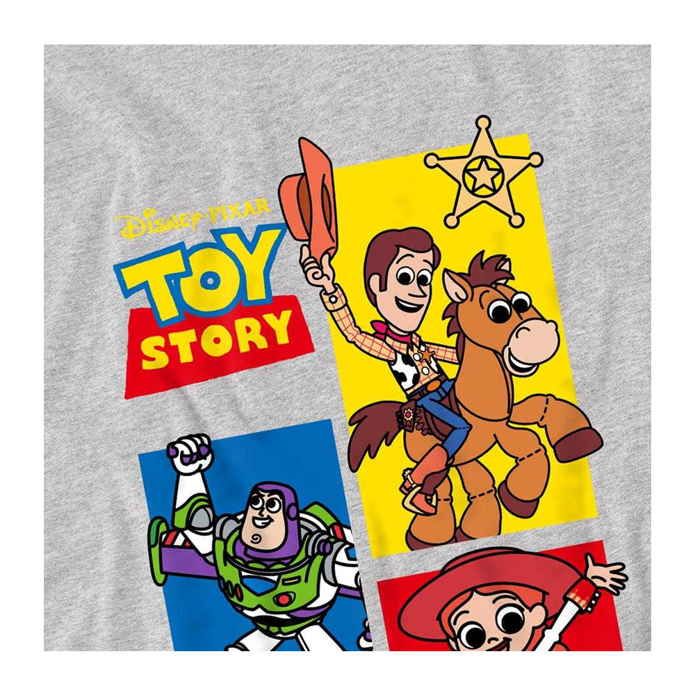 Athletic Heather - Side - Toy Story Childrens-Kids Group T-Shirt