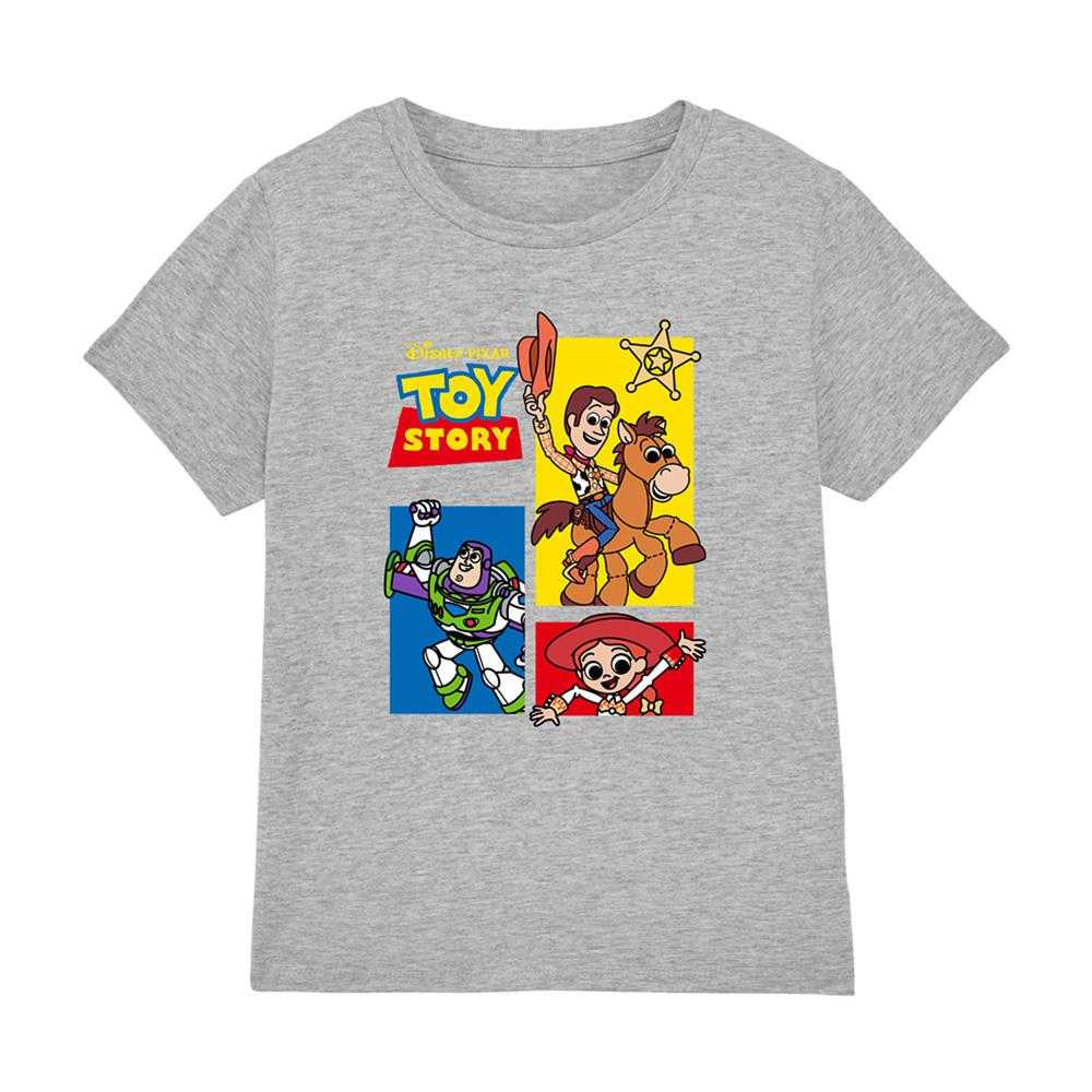 Athletic Heather - Front - Toy Story Childrens-Kids Group T-Shirt