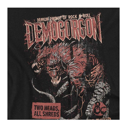 Black - Side - Dungeons & Dragons Unisex Adult Demogorgon Tour Long-Sleeved T-Shirt