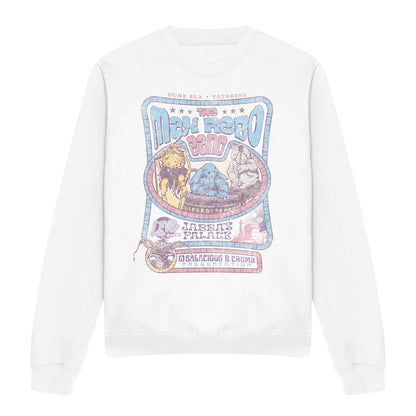 White - Front - Star Wars: Return Of The Jedi Unisex Adult Max Rebo Band Sweatshirt