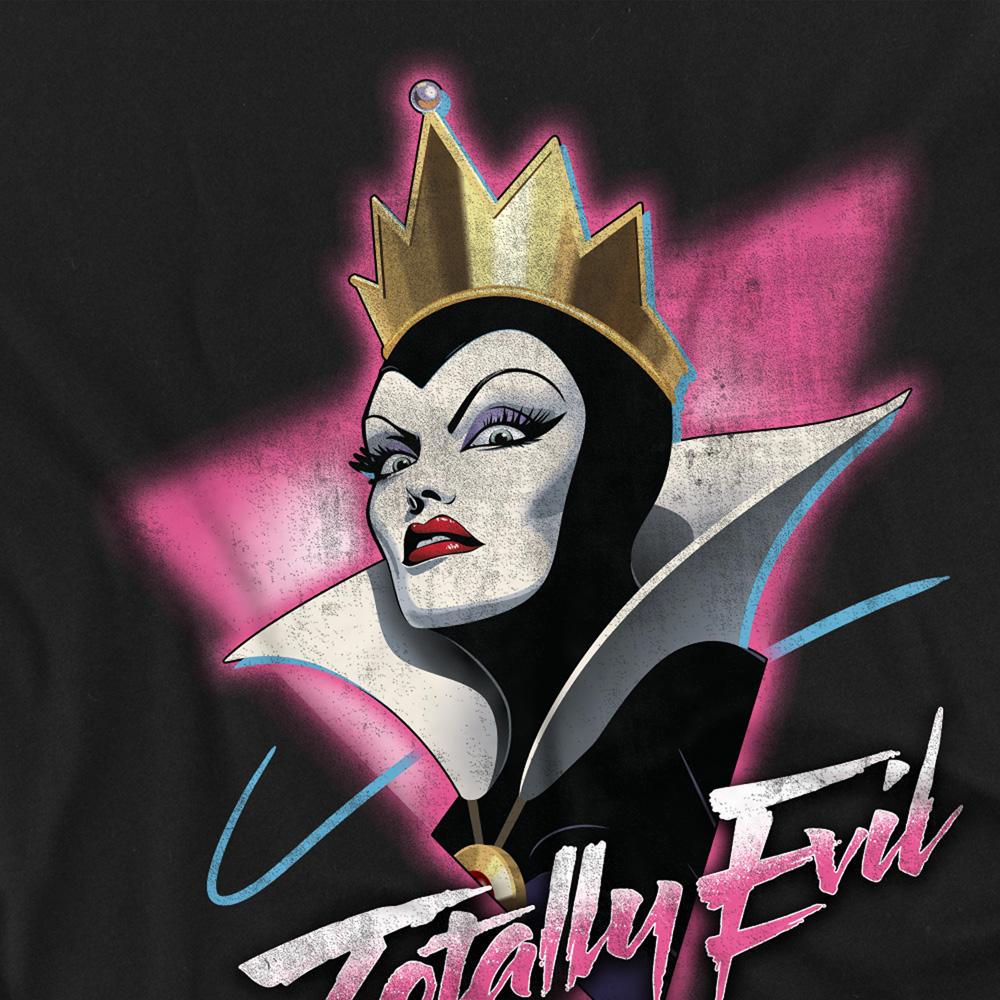 Black - Side - Snow White And The Seven Dwarfs Unisex Adult Totally Evil T-Shirt