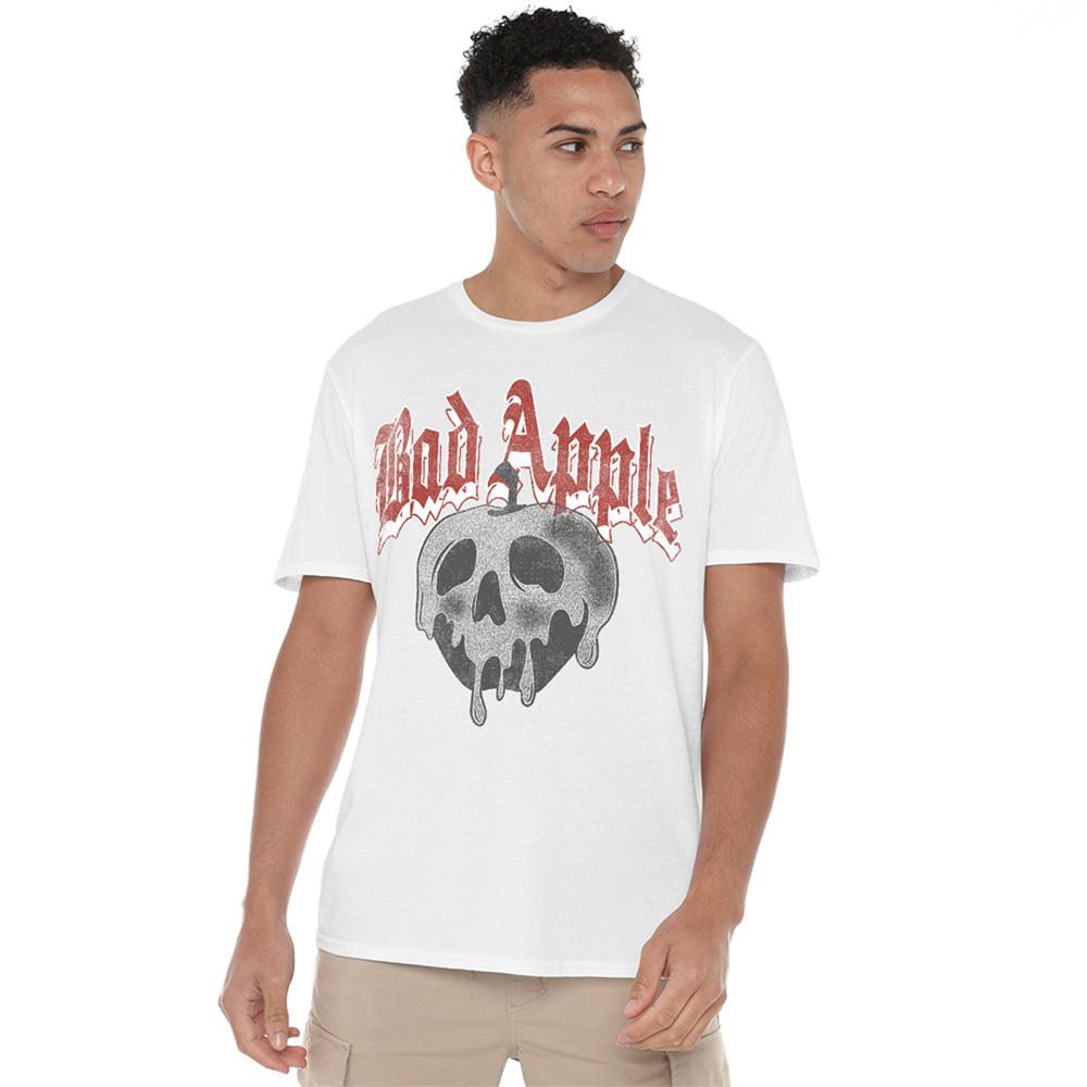 White - Back - Snow White Unisex Adult Bad Apple T-Shirt