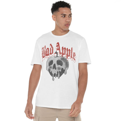 White - Back - Snow White Unisex Adult Bad Apple T-Shirt