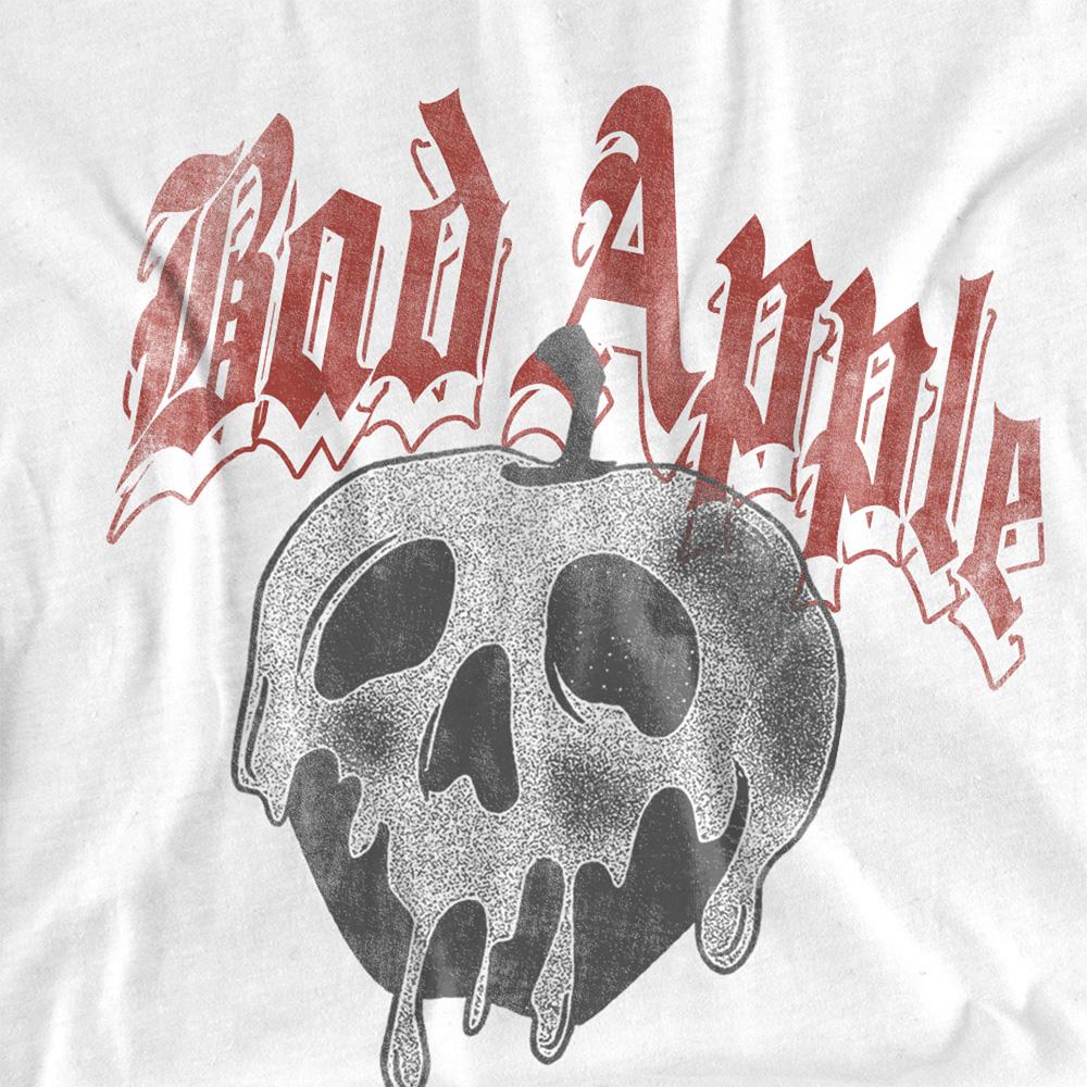 White - Side - Snow White Unisex Adult Bad Apple T-Shirt