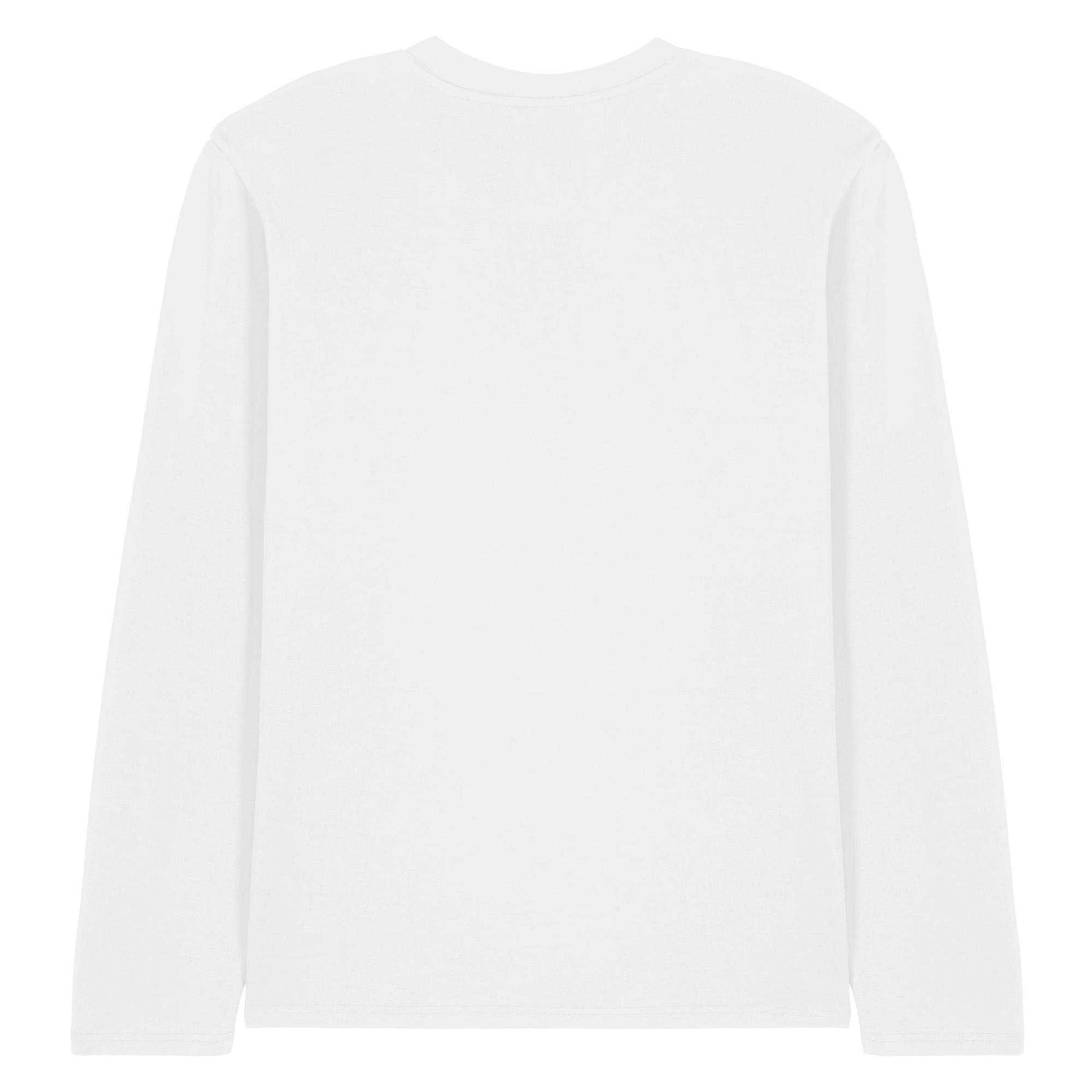 White - Back - Snow White And The Seven Dwarfs Unisex Adult Bad Apple Skull Long-Sleeved T-Shirt